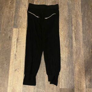 [lna] knit step hem joggers in EUC. #2